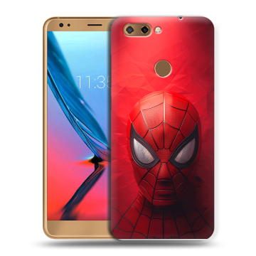 Силиконовый чехол на ZTE Blade V9 с принтом Spiderman Человек паук