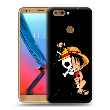 Силиконовый чехол на ZTE Blade V9 с принтом One Piece Ван Пис