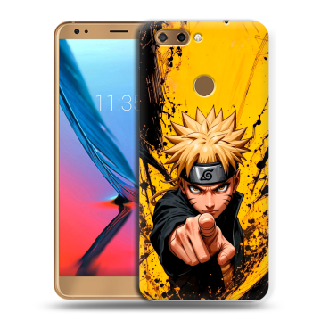 Силиконовый чехол на ZTE Blade V9 с принтом Naruto Наруто