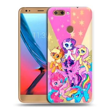 Силиконовый чехол на ZTE Blade V9 с принтом My little pony Дружба чудо
