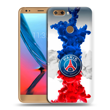 Силиконовый чехол на ZTE Blade V9 с принтом PSG ПСЖ