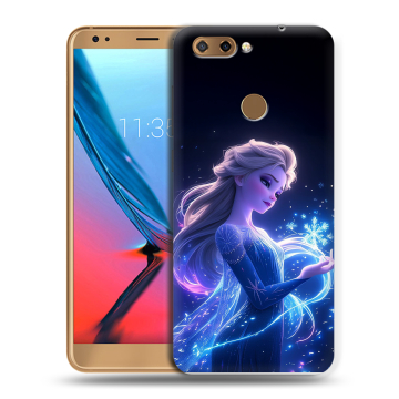 Силиконовый чехол на ZTE Blade V9 с принтом Холодное сердце Frozen Силиконовый чехол на ZTE Blade V9 с принтом Холодное сердце Frozen