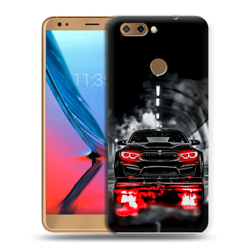 Силиконовый чехол на ZTE Blade V9 с принтом BMW БМВ Силиконовый чехол на ZTE Blade V9 с принтом BMW БМВ