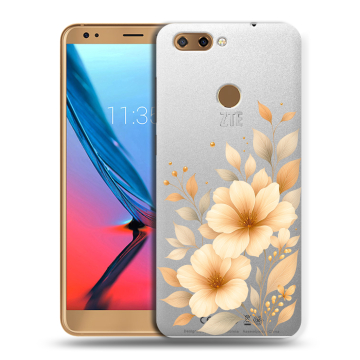 Силиконовый чехол на ZTE Blade V9 с принтом для девушки