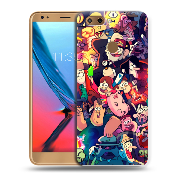 Силиконовый чехол на ZTE Blade V9 с принтом Gravity Falls Гравити Фолз Силиконовый чехол на ZTE Blade V9 с принтом Gravity Falls Гравити Фолз