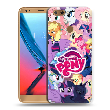 Силиконовый чехол на ZTE Blade V9 с принтом My little pony Дружба чудо