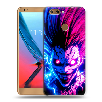 Силиконовый чехол на ZTE Blade V9 с принтом Death note Тетрадь смерти