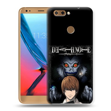 Силиконовый чехол на ZTE Blade V9 с принтом Death note Тетрадь смерти