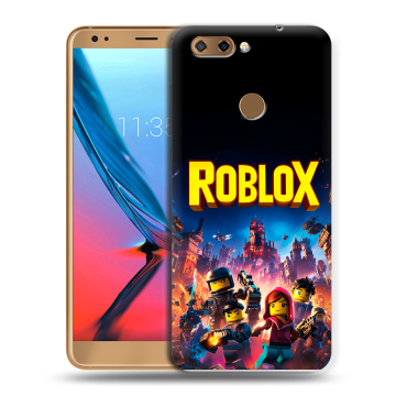 Силиконовый чехол на ZTE Blade V9 с принтом Roblox Роблокс Силиконовый чехол на ZTE Blade V9 с принтом Roblox Роблокс