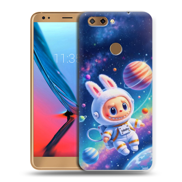Силиконовый чехол на ZTE Blade V9 с принтом Labubu Лабубу Силиконовый чехол на ZTE Blade V9 с принтом Labubu Лабубу