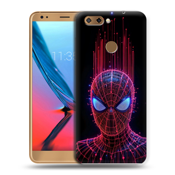 Силиконовый чехол на ZTE Blade V9 с принтом Spiderman Человек паук Силиконовый чехол на ZTE Blade V9 с принтом Spiderman Человек паук