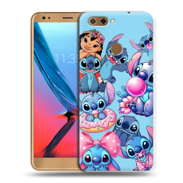 Силиконовый чехол на ZTE Blade V9 с принтом Лило и Стич