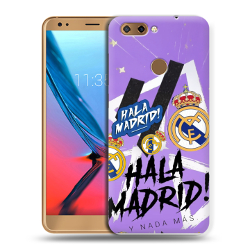 Силиконовый чехол на ZTE Blade V9 с принтом Real Madrid Реал Мадрид