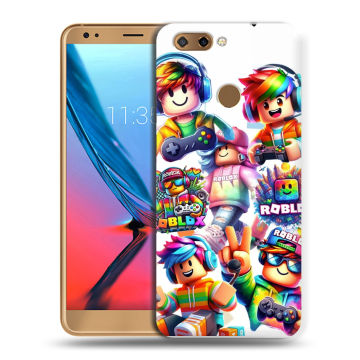 Силиконовый чехол на ZTE Blade V9 с принтом Roblox Роблокс Силиконовый чехол на ZTE Blade V9 с принтом Roblox Роблокс