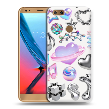 Силиконовый чехол на ZTE Blade V9 с принтом Y2K Силиконовый чехол на ZTE Blade V9 с принтом Y2K