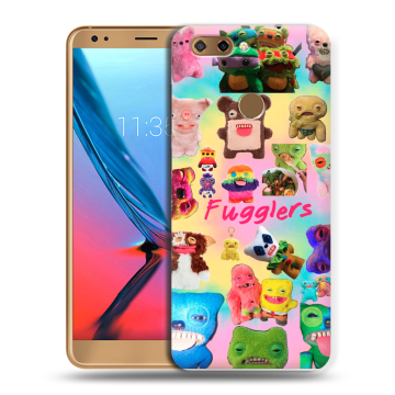 Силиконовый чехол на ZTE Blade V9 с принтом Флагер Fuggler