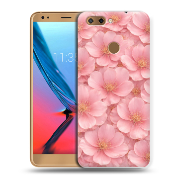 Силиконовый чехол на ZTE Blade V9 с принтом женский