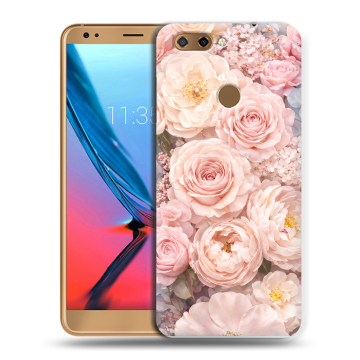 Силиконовый чехол на ZTE Blade V9 с принтом женский