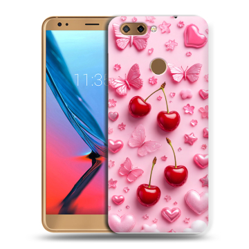 Силиконовый чехол на ZTE Blade V9 с принтом для девочек