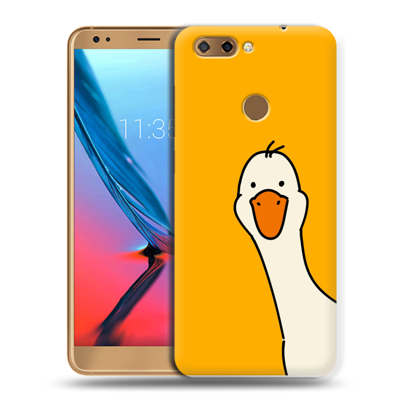 Силиконовый чехол на ZTE Blade V9 с принтом Утка Силиконовый чехол на ZTE Blade V9 с принтом Утка