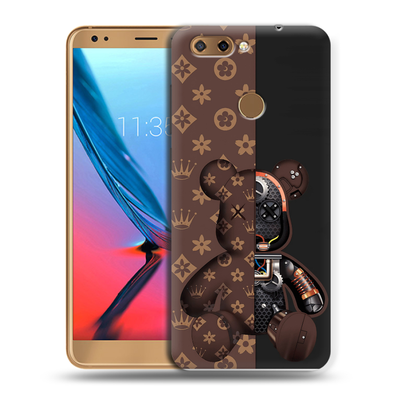 Силиконовый чехол на ZTE Blade V9 с принтом Луи робот Силиконовый чехол на ZTE Blade V9 с принтом Луи робот