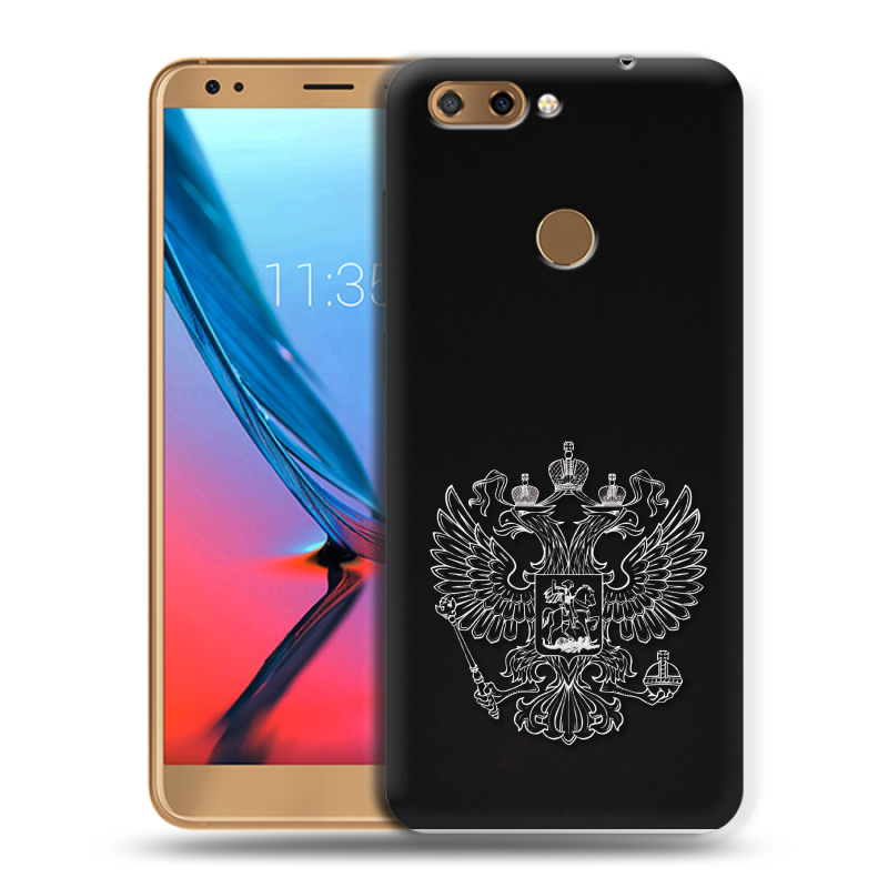 Силиконовый чехол на ZTE Blade V9 с принтом Герб России Силиконовый чехол на ZTE Blade V9 с принтом Герб России