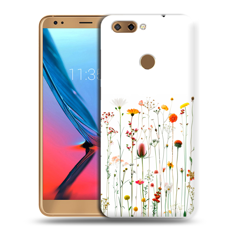 Силиконовый чехол на ZTE Blade V9 с принтом цветы Силиконовый чехол на ZTE Blade V9 с принтом цветы