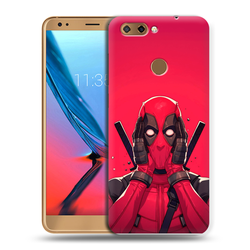 Силиконовый чехол на ZTE Blade V9 с принтом Дедпул Deadpool Силиконовый чехол на ZTE Blade V9 с принтом Дедпул Deadpool