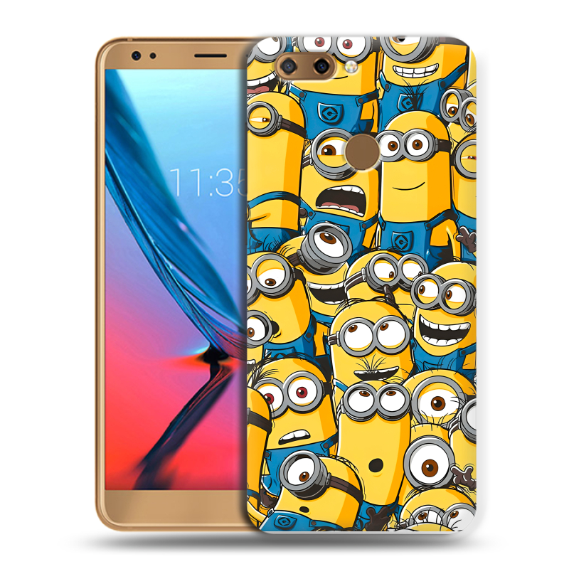 Силиконовый чехол на ZTE Blade V9 с принтом Миньоны Силиконовый чехол на ZTE Blade V9 с принтом Миньоны