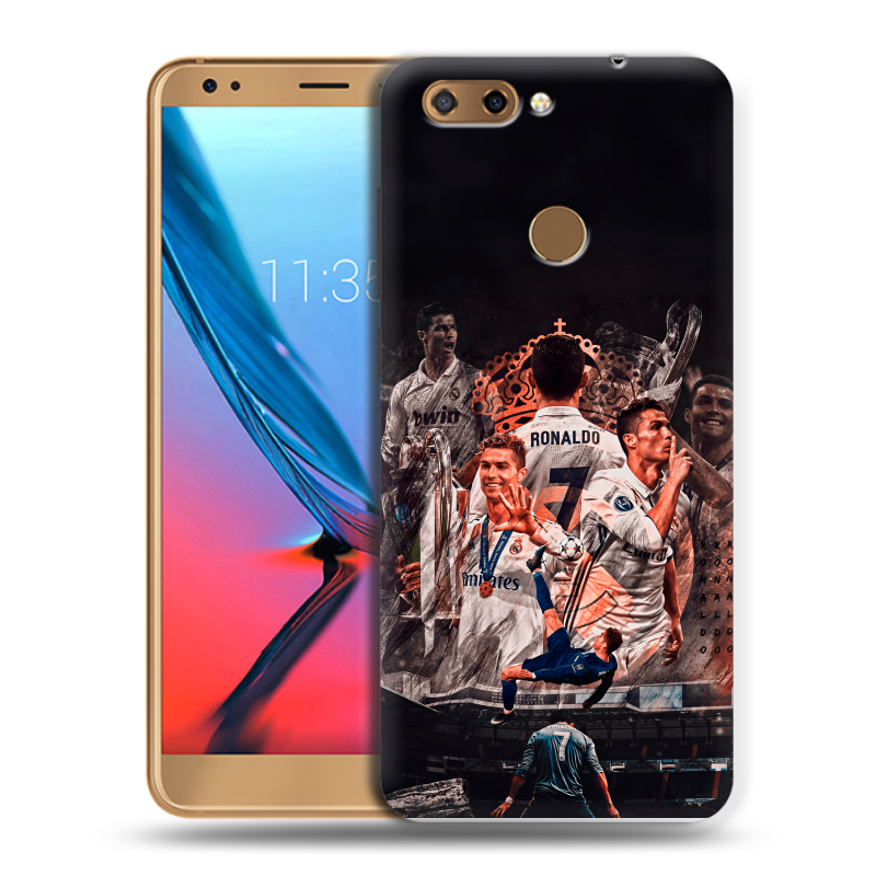Силиконовый чехол на ZTE Blade V9 с принтом Реал Роналдо Real Ronaldo Силиконовый чехол на ZTE Blade V9 с принтом Реал Роналдо Real Ronaldo