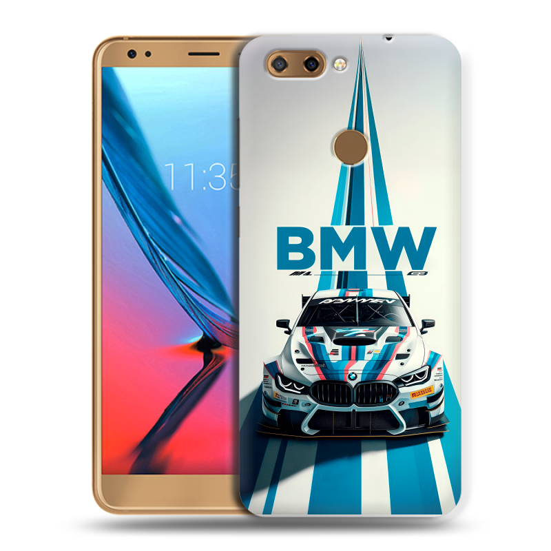 Силиконовый чехол на ZTE Blade V9 с принтом БМВ BMW Силиконовый чехол на ZTE Blade V9 с принтом БМВ BMW