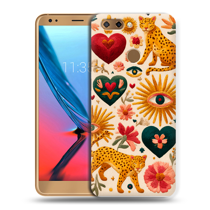 Силиконовый чехол на ZTE Blade V9 с принтом Модный принт Силиконовый чехол на ZTE Blade V9 с принтом Модный принт