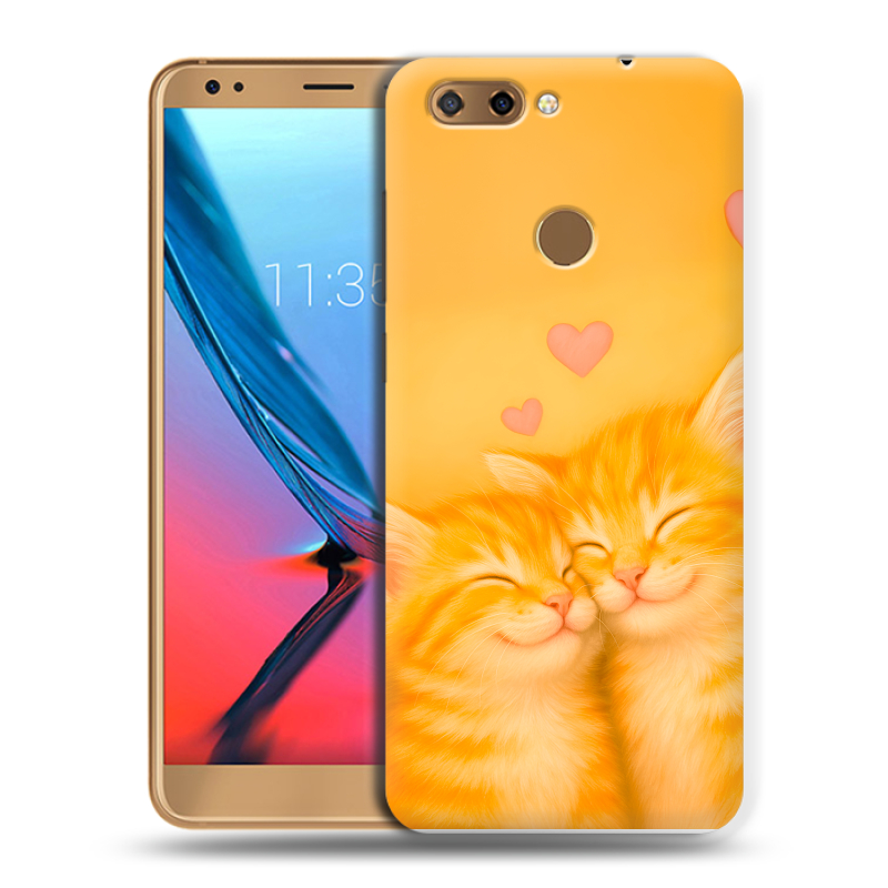 Силиконовый чехол на ZTE Blade V9 с принтом Милые котята Силиконовый чехол на ZTE Blade V9 с принтом Милые котята