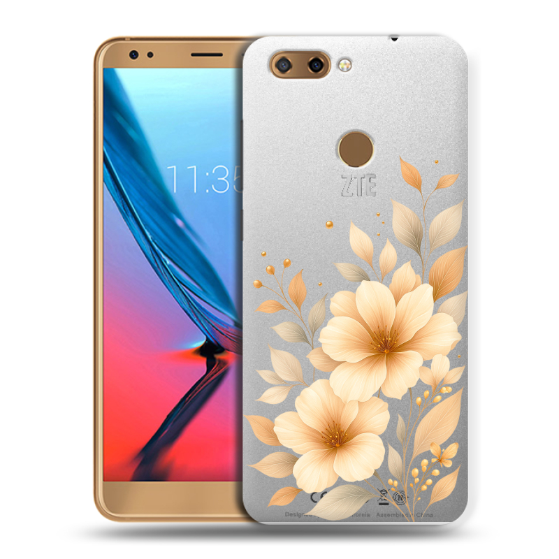 Силиконовый чехол на ZTE Blade V9 с принтом для девушки Силиконовый чехол на ZTE Blade V9 с принтом для девушки