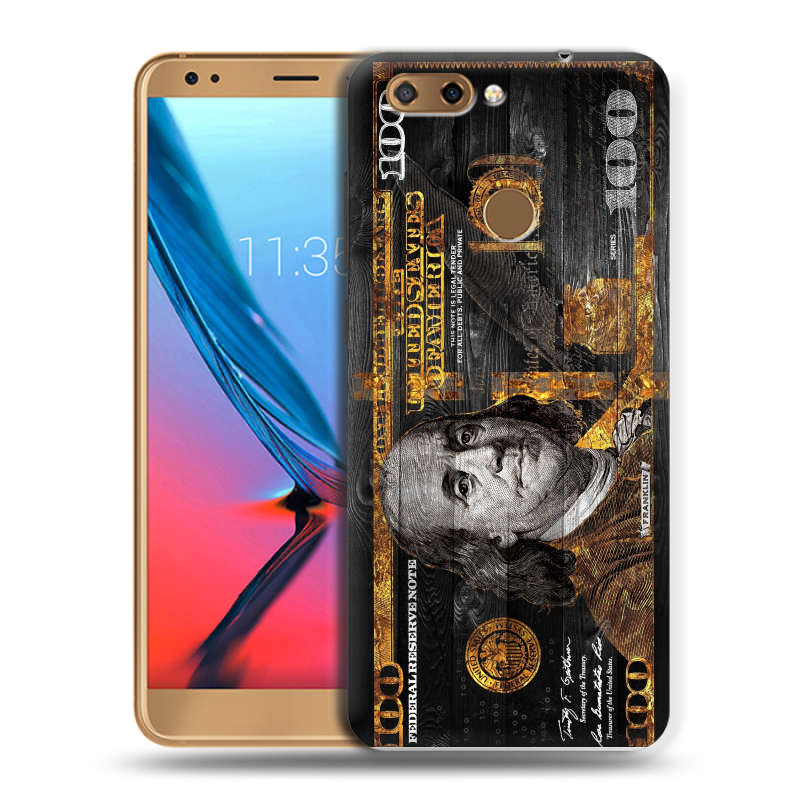Силиконовый чехол на ZTE Blade V9 с принтом Доллар деньги Силиконовый чехол на ZTE Blade V9 с принтом Доллар деньги