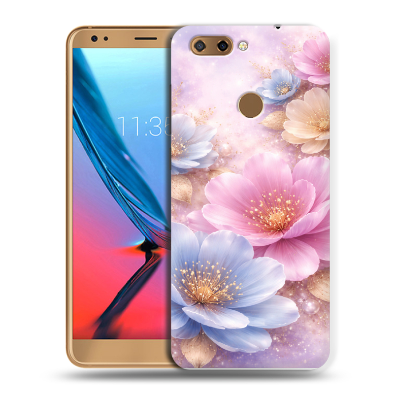 Силиконовый чехол на ZTE Blade V9 с принтом женский Силиконовый чехол на ZTE Blade V9 с принтом женский