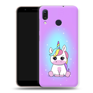 Силиконовый чехол на ASUS ZenFone Max M1 ZB555KL с принтом Единорог Силиконовый чехол на ASUS ZenFone Max M1 ZB555KL с принтом Единорог
