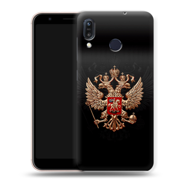Силиконовый чехол на ASUS ZenFone Max M1 ZB555KL с принтом Герб России Силиконовый чехол на ASUS ZenFone Max M1 ZB555KL с принтом Герб России