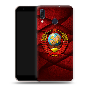 Силиконовый чехол на ASUS ZenFone Max M1 ZB555KL с принтом Герб СССР Силиконовый чехол на ASUS ZenFone Max M1 ZB555KL с принтом Герб СССР