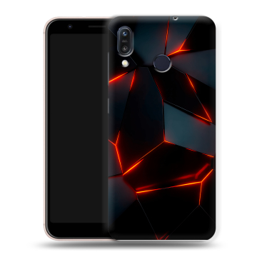 Силиконовый чехол на ASUS ZenFone Max M1 ZB555KL с принтом Яркие абстракции
