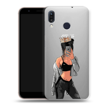 Силиконовый чехол на ASUS ZenFone Max M1 ZB555KL с принтом Женские принты Силиконовый чехол на ASUS ZenFone Max M1 ZB555KL с принтом Женские принты