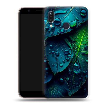 Силиконовый чехол на ASUS ZenFone Max M1 ZB555KL с принтом Листья
