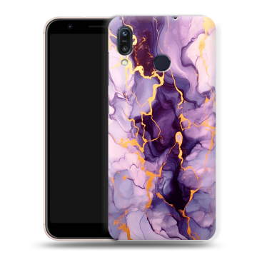 Силиконовый чехол на ASUS ZenFone Max M1 ZB555KL с принтом Мрамор Силиконовый чехол на ASUS ZenFone Max M1 ZB555KL с принтом Мрамор