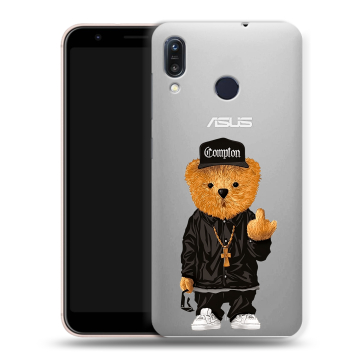 Силиконовый чехол на ASUS ZenFone Max M1 ZB555KL с принтом Мишка Силиконовый чехол на ASUS ZenFone Max M1 ZB555KL с принтом Мишка