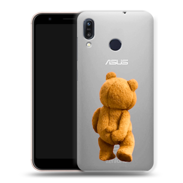 Силиконовый чехол на ASUS ZenFone Max M1 ZB555KL с принтом Медведь Силиконовый чехол на ASUS ZenFone Max M1 ZB555KL с принтом Медведь
