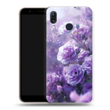 Силиконовый чехол на ASUS ZenFone Max M1 ZB555KL с принтом Розы цветы