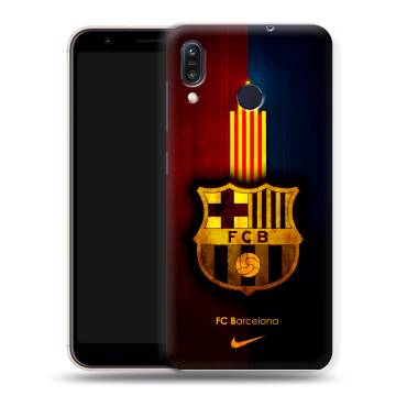 Силиконовый чехол на ASUS ZenFone Max M1 ZB555KL с принтом Барселона Barcelona