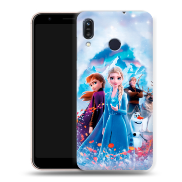 Силиконовый чехол на ASUS ZenFone Max M1 ZB555KL с принтом Холодное сердце Frozen Силиконовый чехол на ASUS ZenFone Max M1 ZB555KL с принтом Холодное сердце Frozen