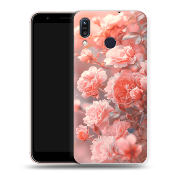 Силиконовый чехол на ASUS ZenFone Max M1 ZB555KL с принтом Розы цветы Силиконовый чехол на ASUS ZenFone Max M1 ZB555KL с принтом Розы цветы