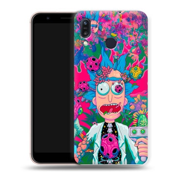 Силиконовый чехол на ASUS ZenFone Max M1 ZB555KL с принтом Рик и Морти Rick Morty Силиконовый чехол на ASUS ZenFone Max M1 ZB555KL с принтом Рик и Морти Rick Morty